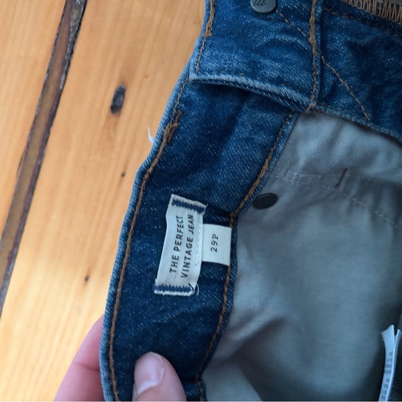 Madewell Women's 29P The Perfect Vintage Jean in Deep Blue - Picture 4 of 4